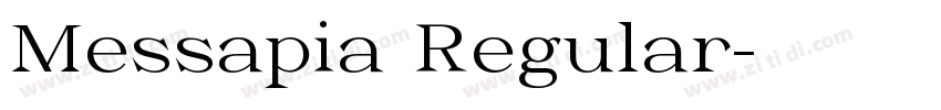 Messapia Regular字体转换